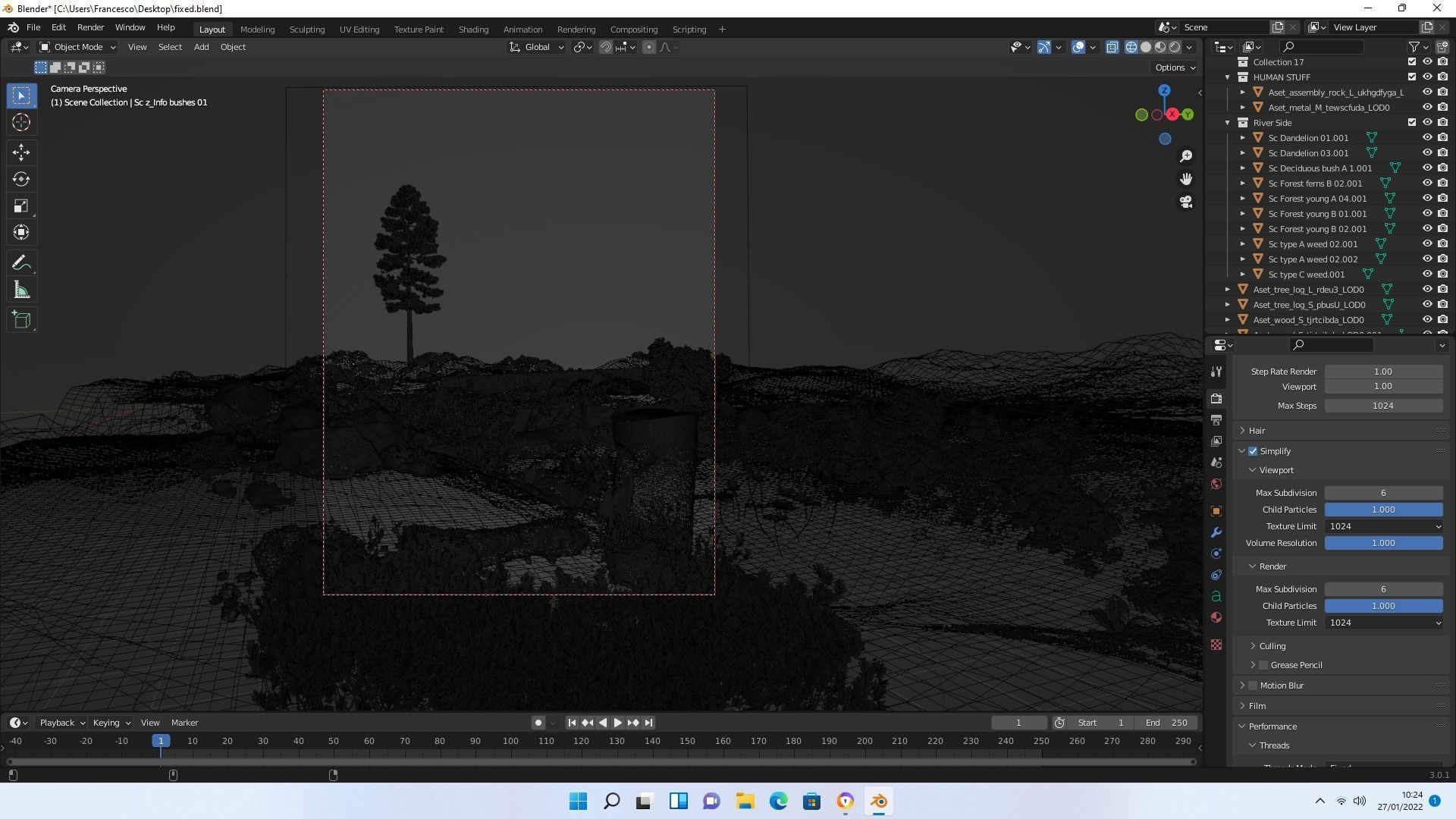 Nature scene and nature pack 3D model_4