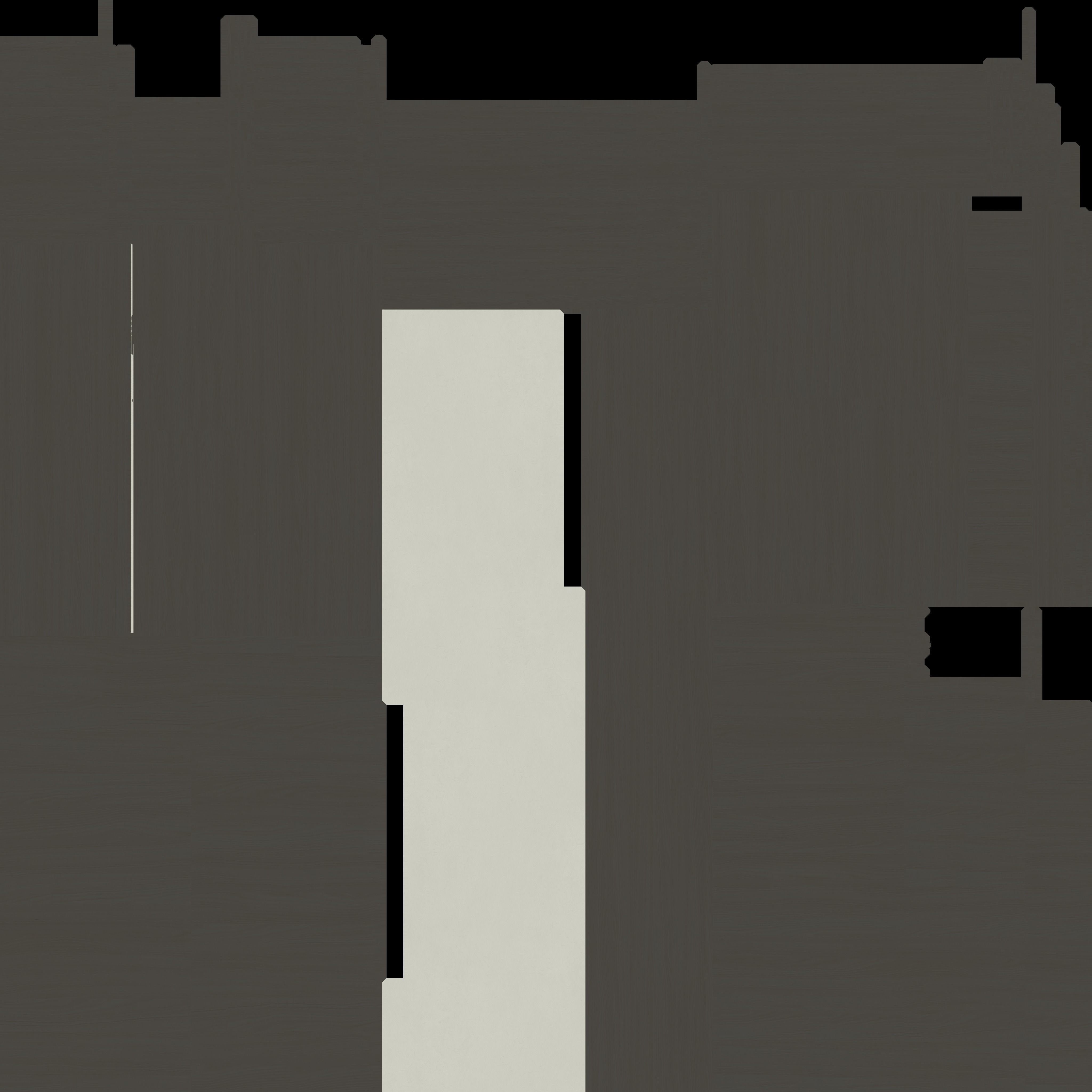 Realistic L Desk Free low-poly 3D model_7