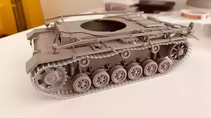 Panzer III IV track link type 3b 3D print model
