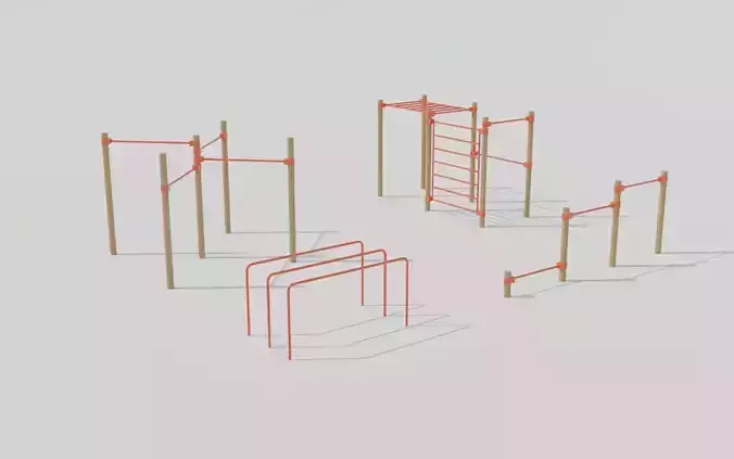 Calisthenics Station 3 Outdoor Fitness Equipment Street Workout