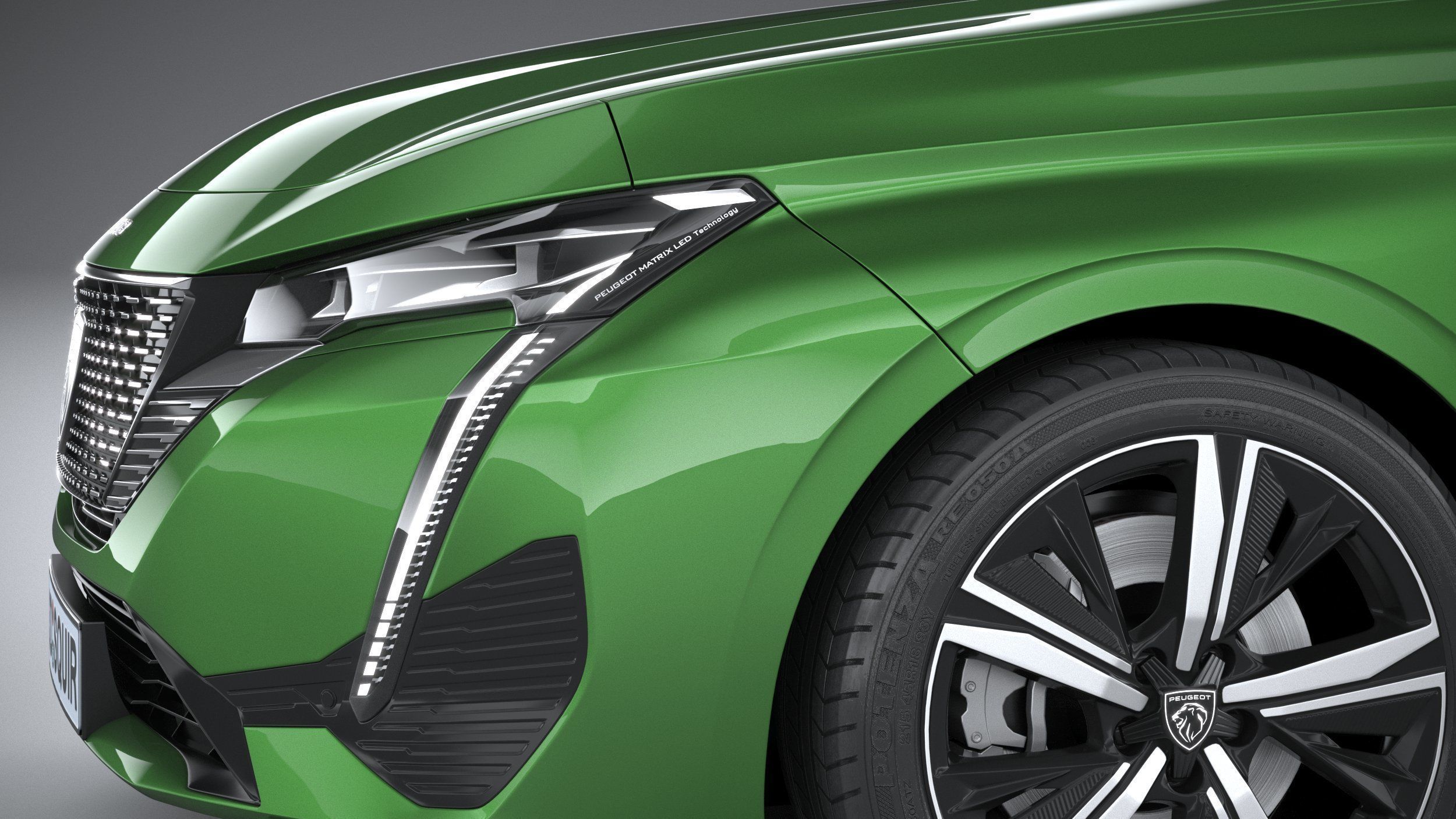 Peugeot 308 2022 3D model_3