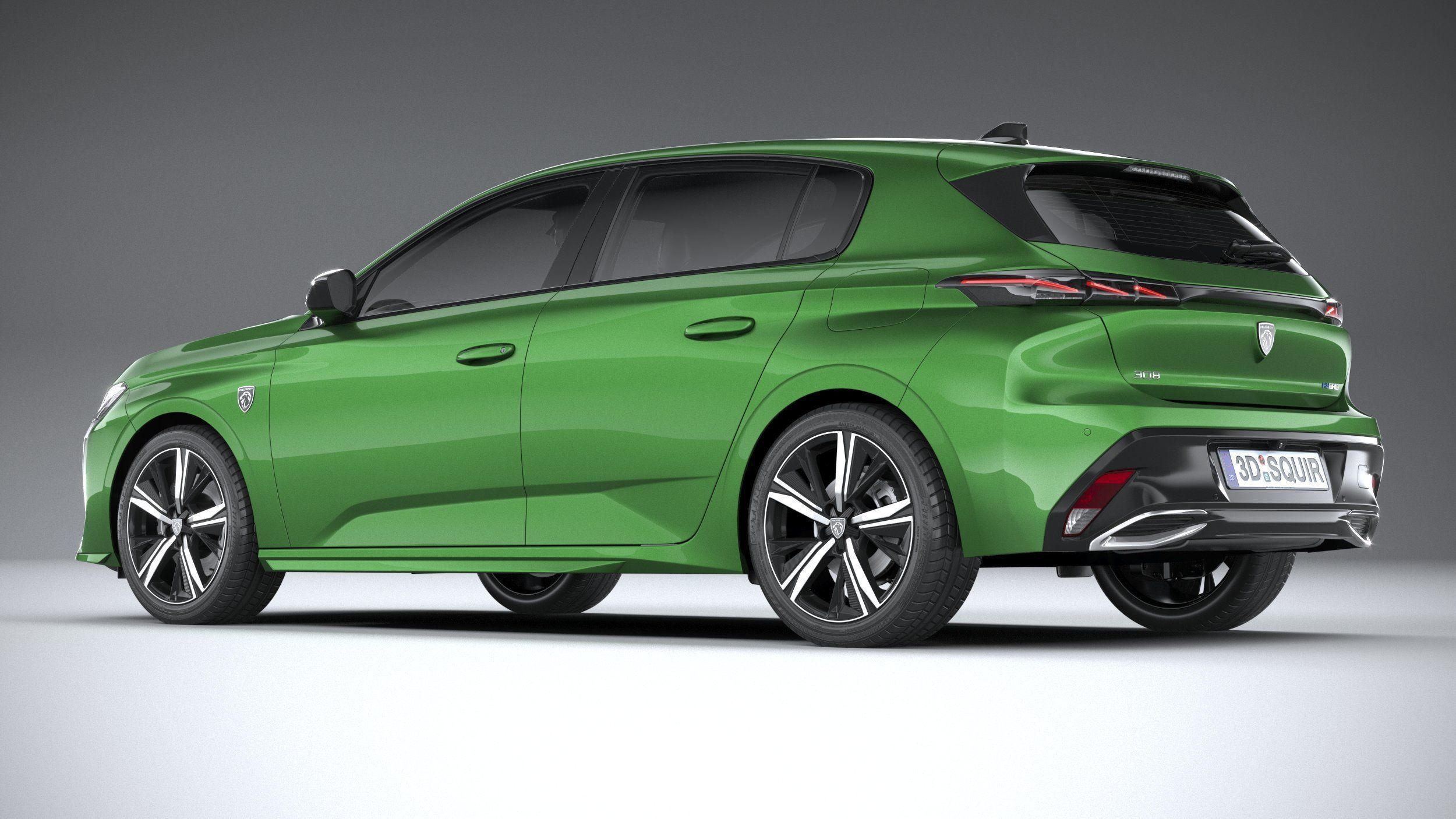 Peugeot 308 2022 3D model_5
