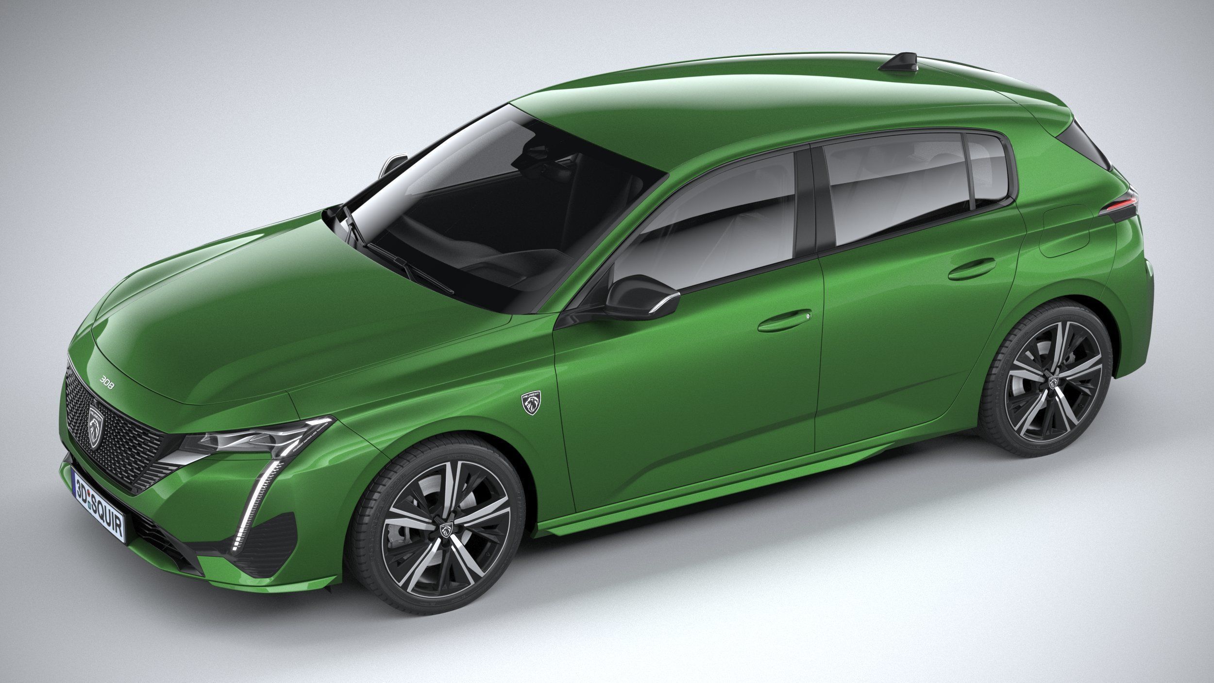 Peugeot 308 2022 3D model_7