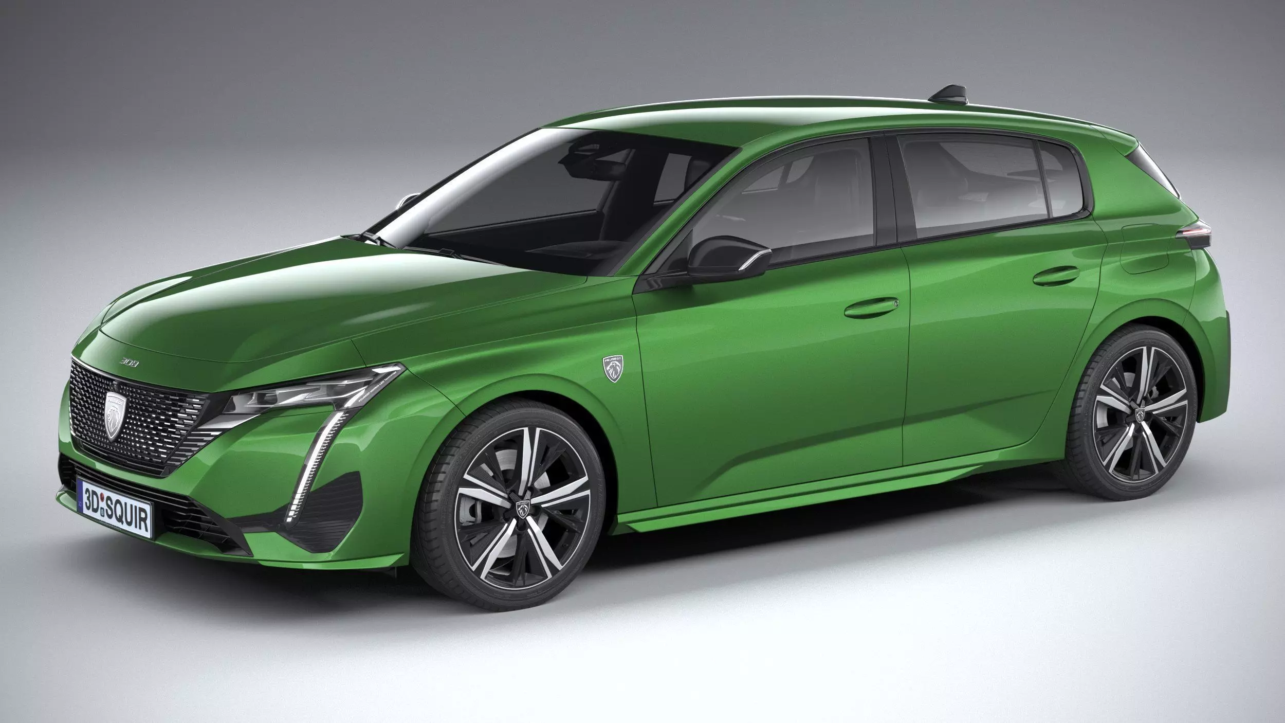 Peugeot 308 2022 3D model_0