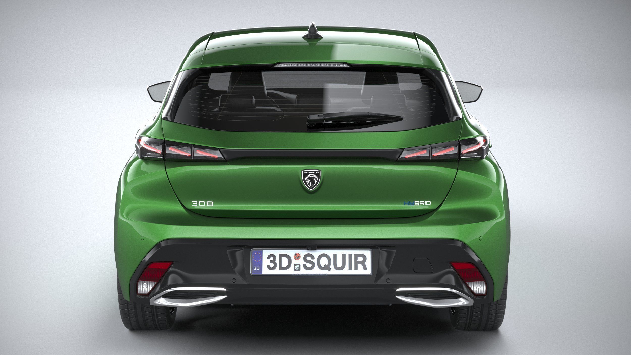 Peugeot 308 2022 3D model_4