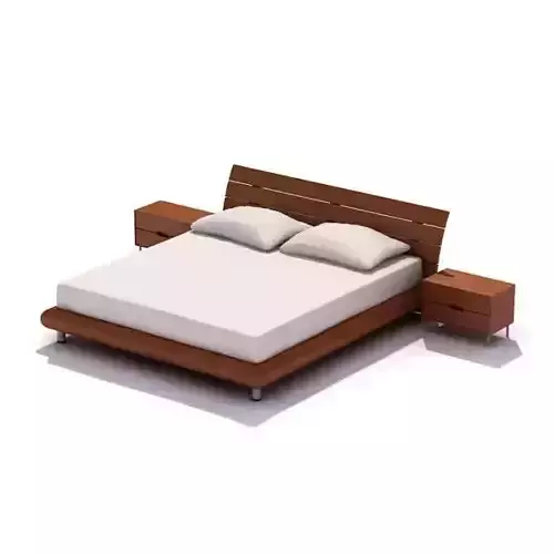 Classic Wooden Bed