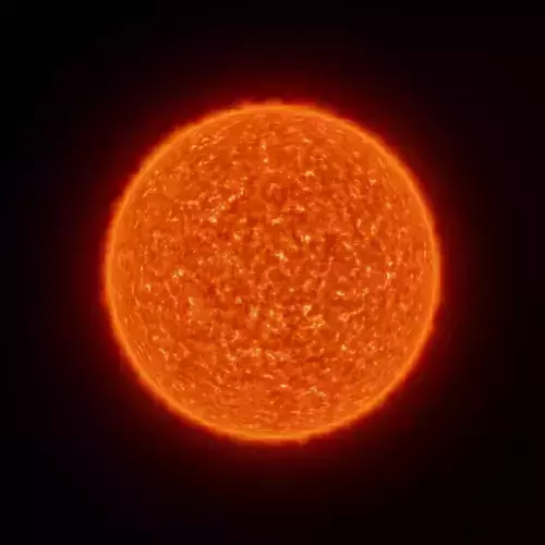 Animated Sun Red Dwarf Star Low-poly 3D model
