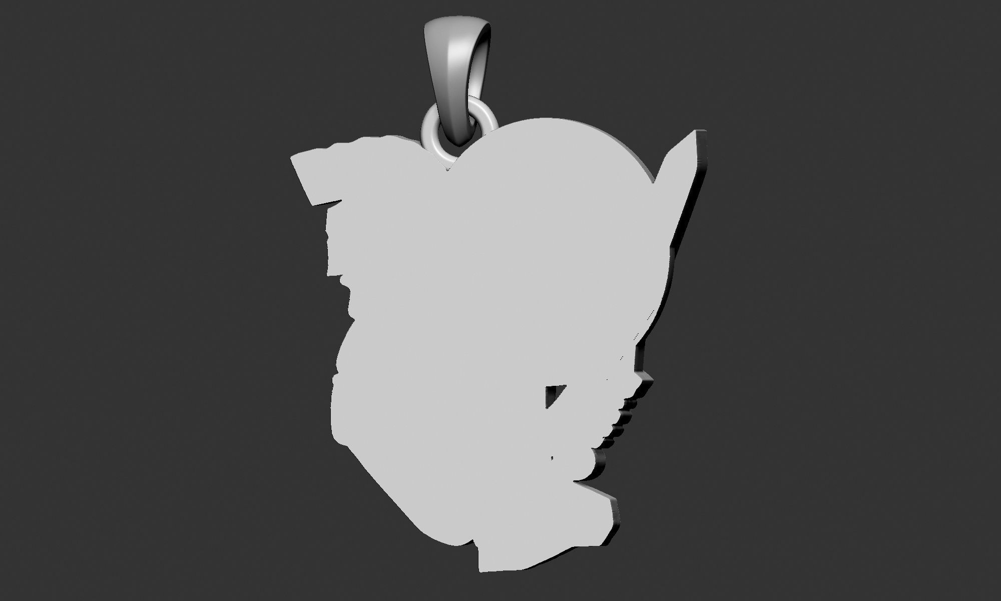 Trojan Pendant 3D print model_8