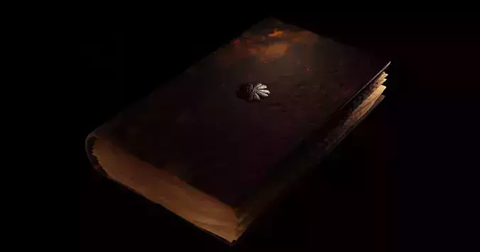 Quite Realistic Black Clover Five Leaf Clover Grimoire 3D model