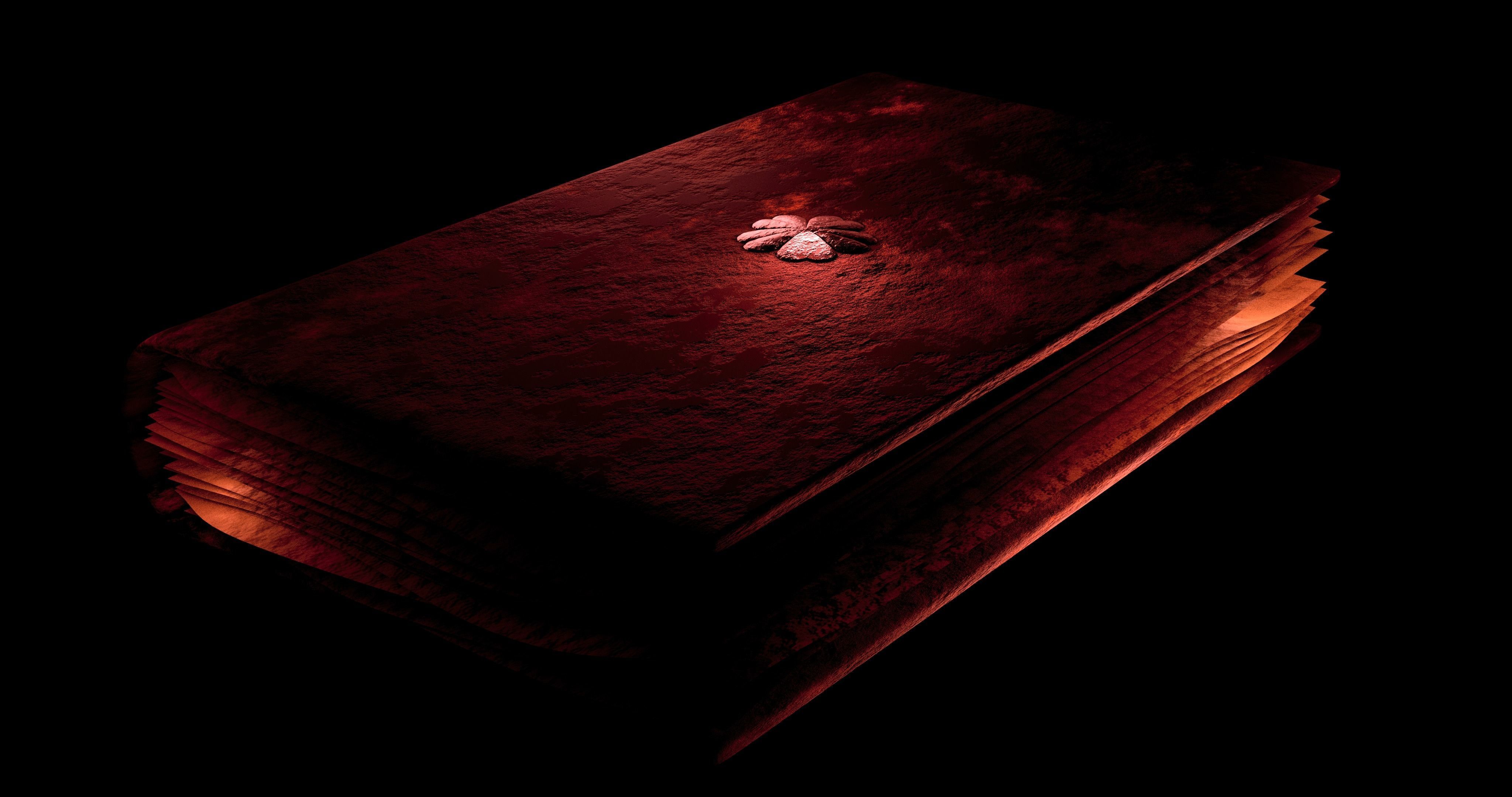 Quite Realistic Black Clover Five Leaf Clover Grimoire 3D model_2