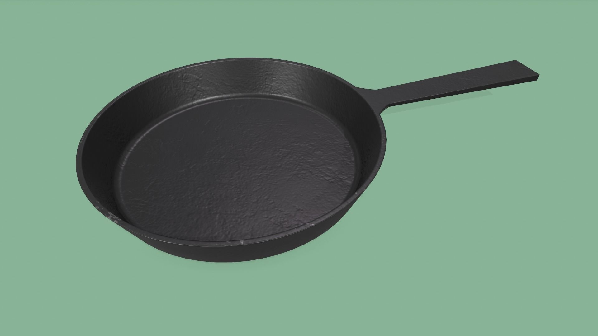 Kitchen Pots and Pans Low-poly 3D model_9