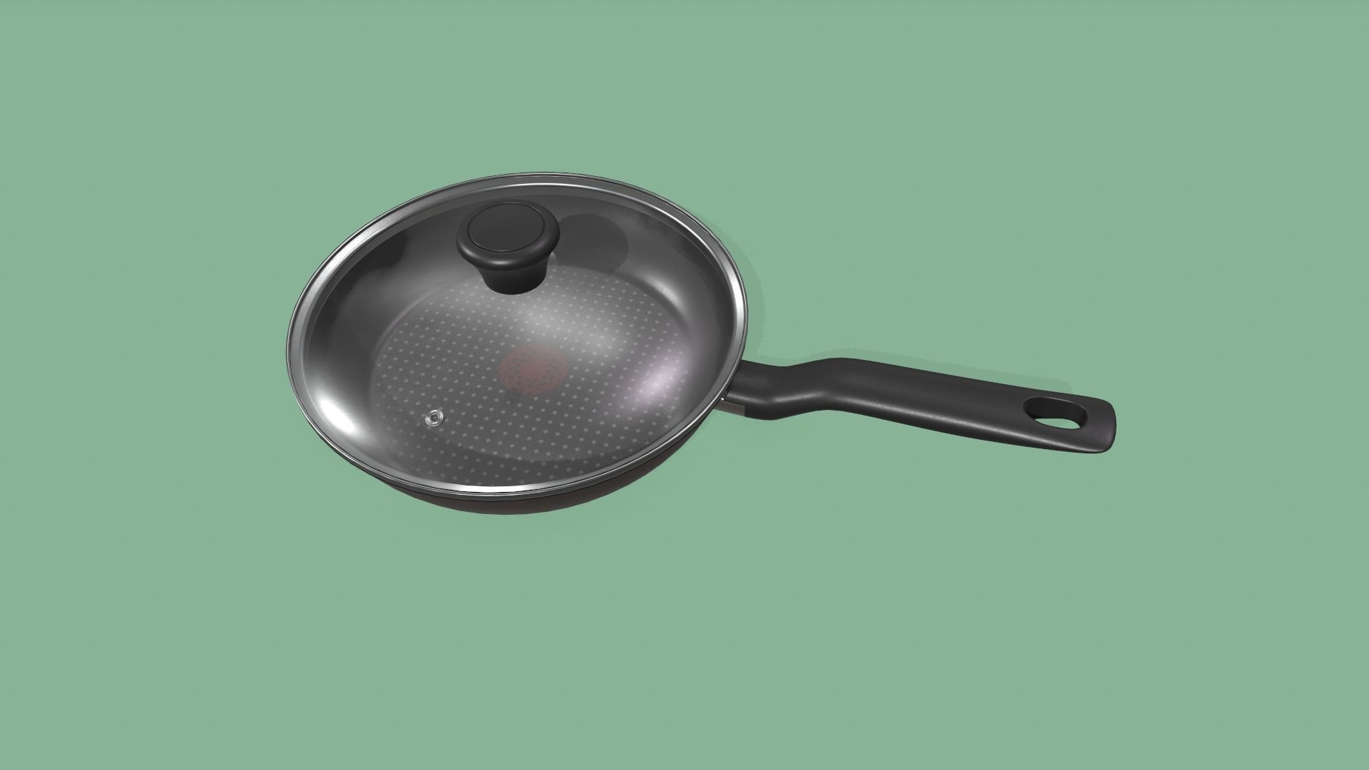 Kitchen Pots and Pans Low-poly 3D model_5