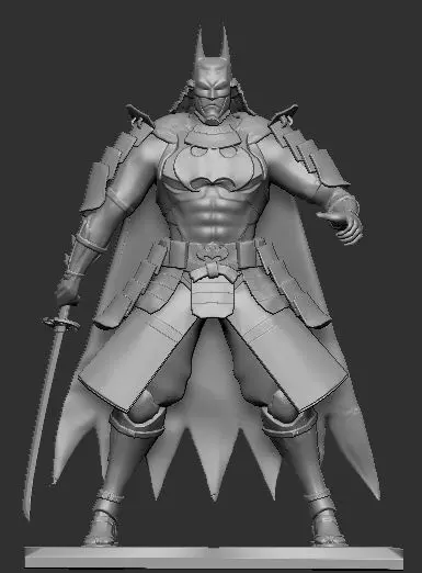 Samurai Batman 3D model_0