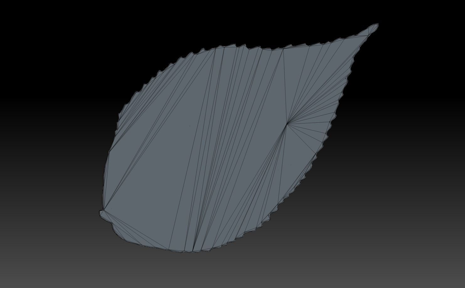 Green Leaf 3 3D model_9