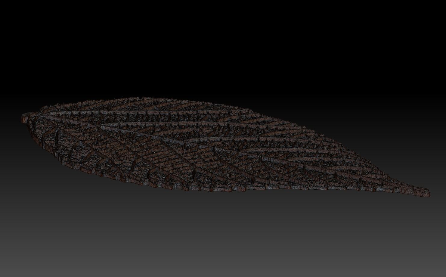 Green Leaf 3 3D model_7