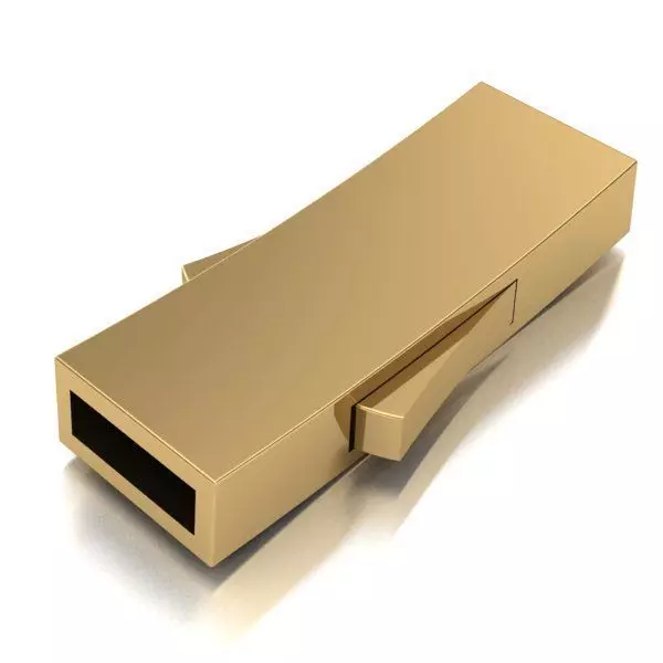 LOCK FOR LACES AND RUBBER CORD RECTANGULAR CUTS 6 mm X 2 mm 3D print model