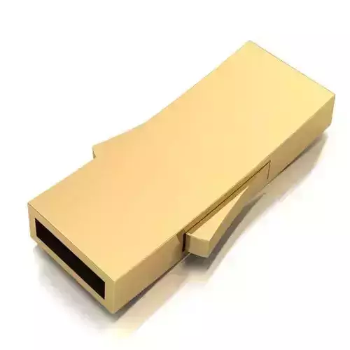 LOCK FOR LACES AND RUBBER CORD RECTANGULAR CUTS 7 mm X 2 mm