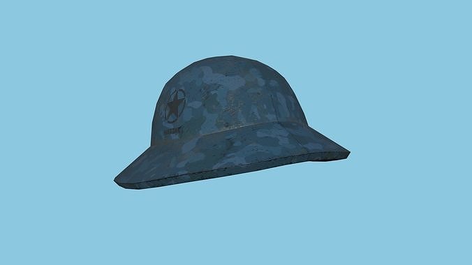 Marine Soldier Helmet - Character Fashion Design Low-poly 3D model