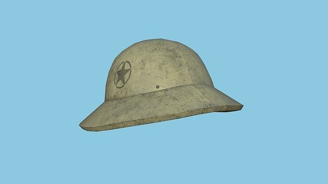 Desert Soldier Helmet - Character Fashion Design Low-poly 3D model