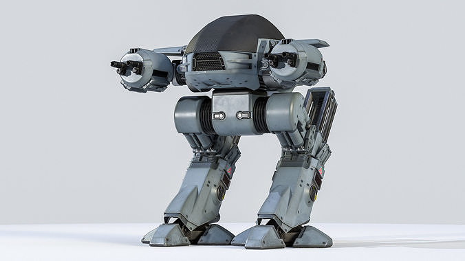ED 209 OCP Robocop Low-poly 3D model