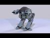 ED 209 OCP Robocop Low-poly 3D model_1