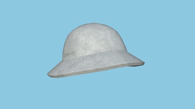 Snow Winter Soldier Helmet - Character Fashion Design Low-poly 3D model