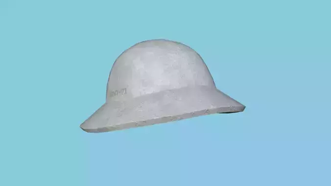 Snow Winter Soldier Helmet - Character Fashion Design Low-poly 3D model