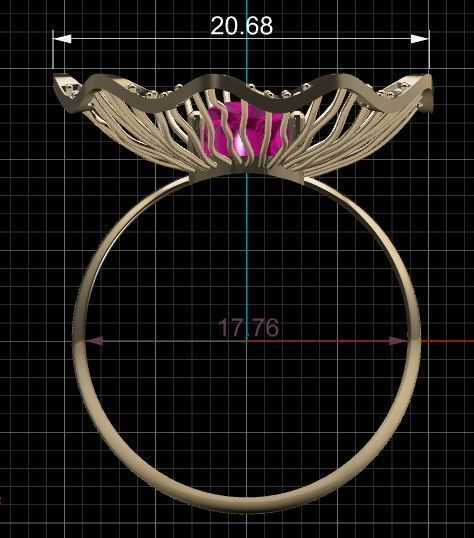 Fusion ring 3D print model_10