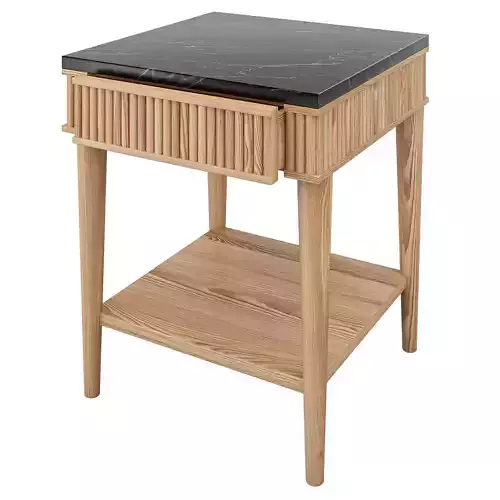 Kam Ce Kam Mausam Bedside Table by Jehanara Knowles