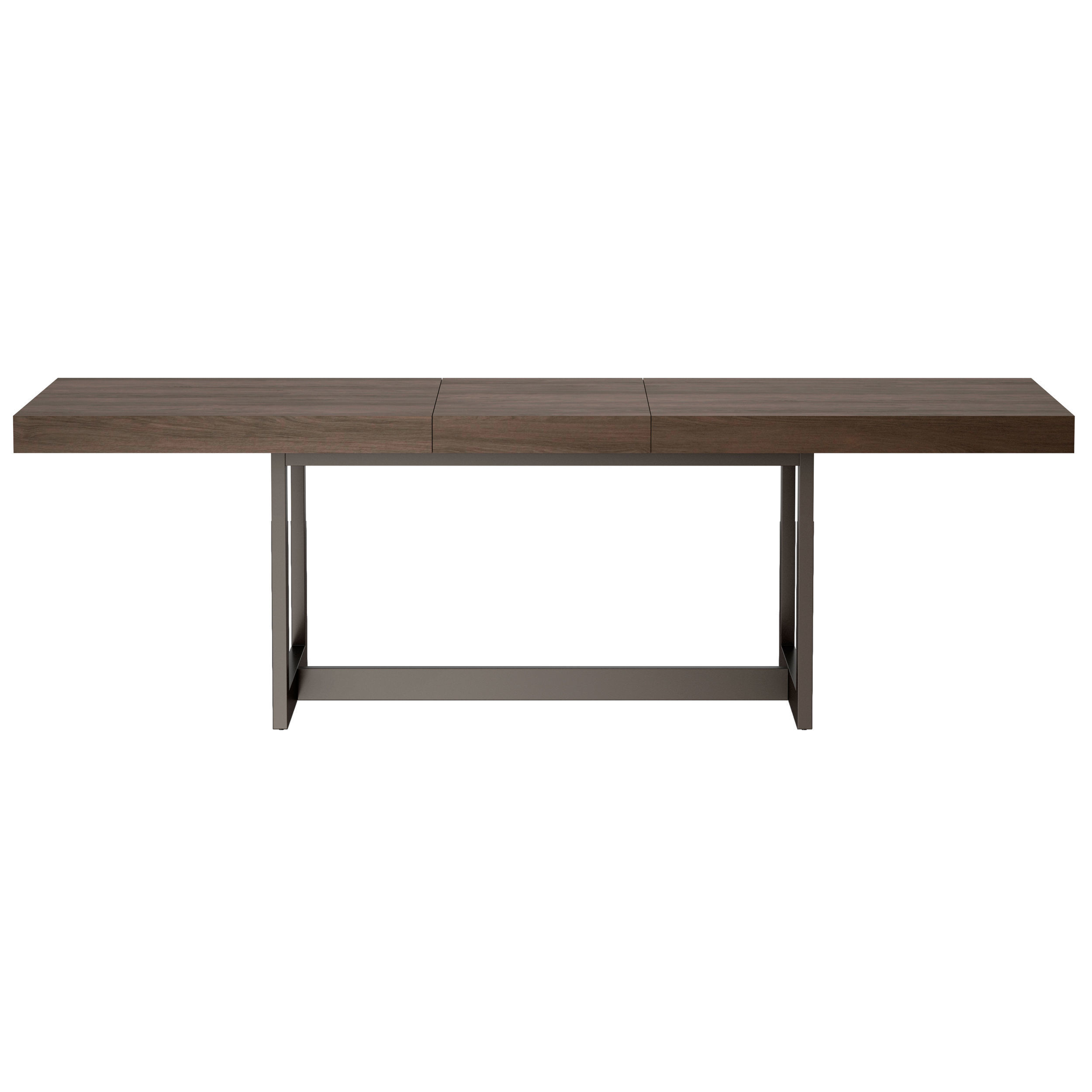 Archive Extension Storage Dining Table Open Crate and Barrel 3D model_5