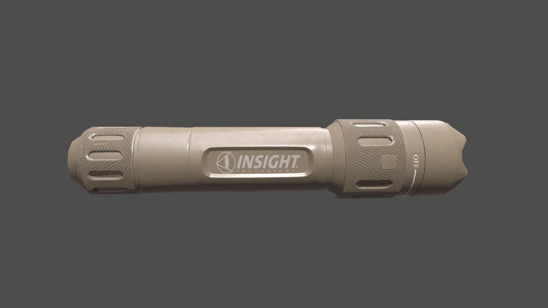 Insight WMX200 Weapon Flashlight Low-poly 3D model_8