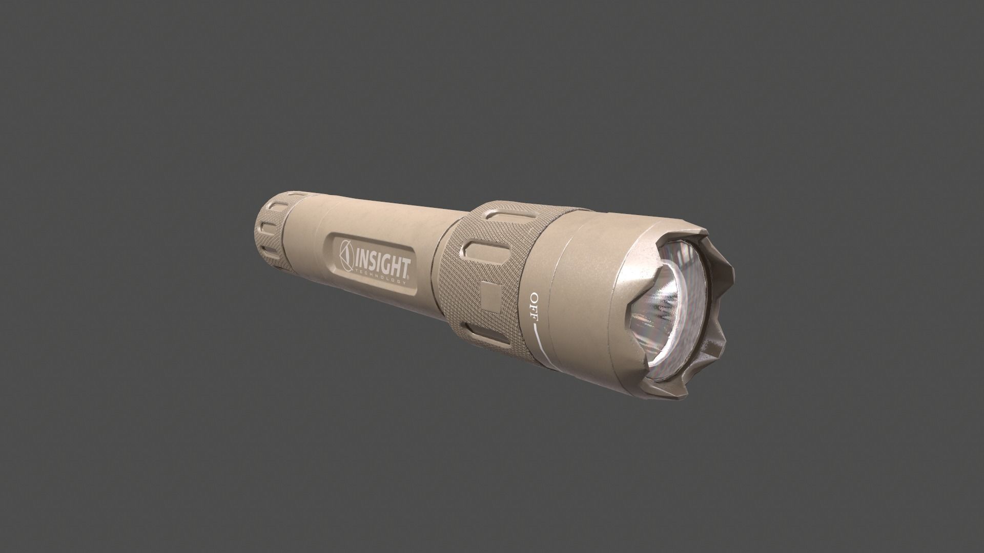 Insight WMX200 Weapon Flashlight Low-poly 3D model_7