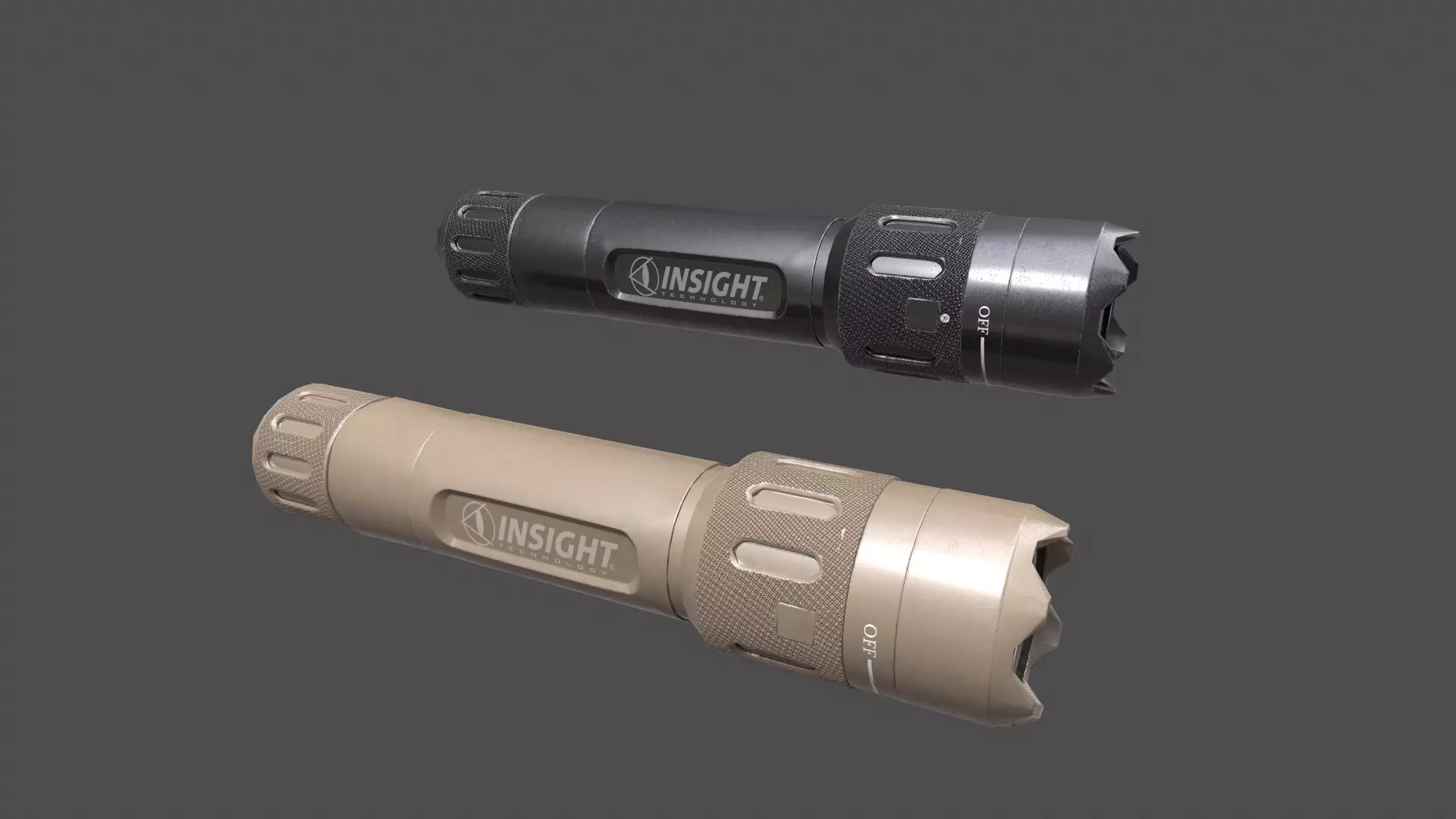 Insight WMX200 Weapon Flashlight Low-poly 3D model_0
