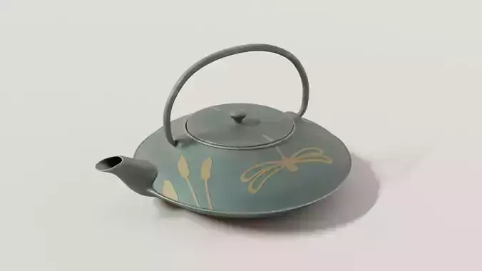 Japanese Teapot Dragonfly