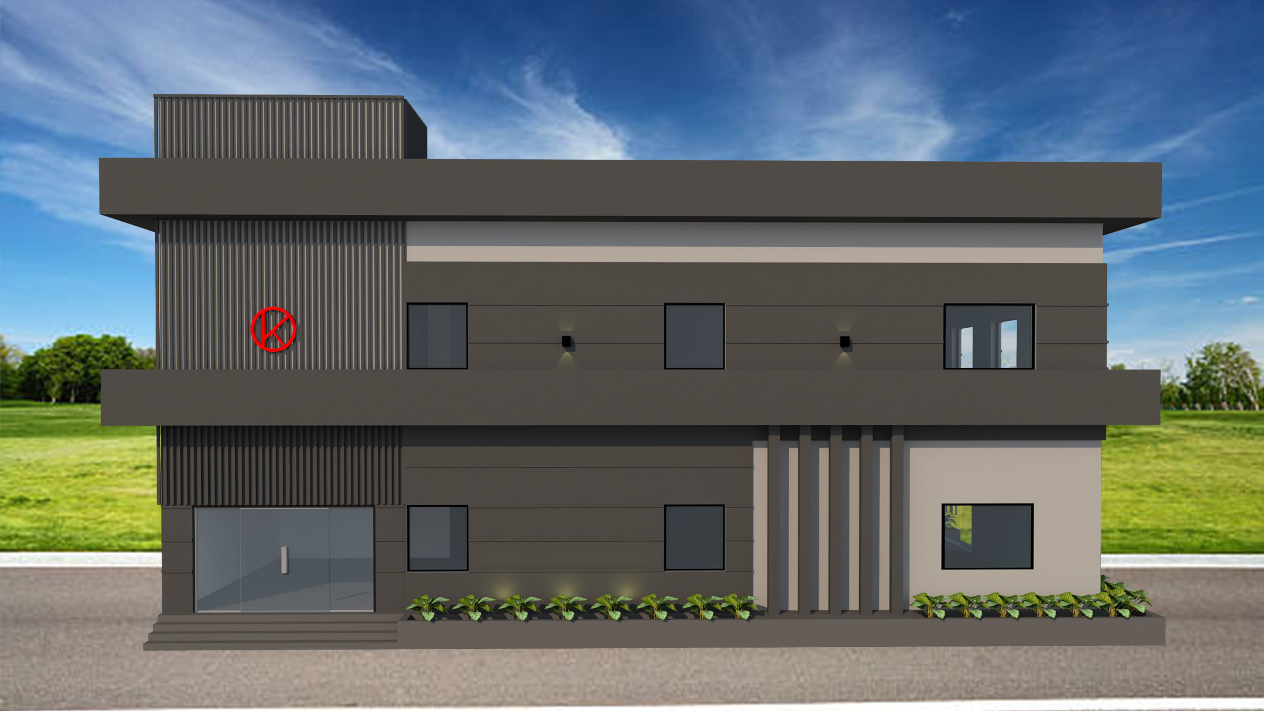 FACADE leaf Low-poly 3D model_6