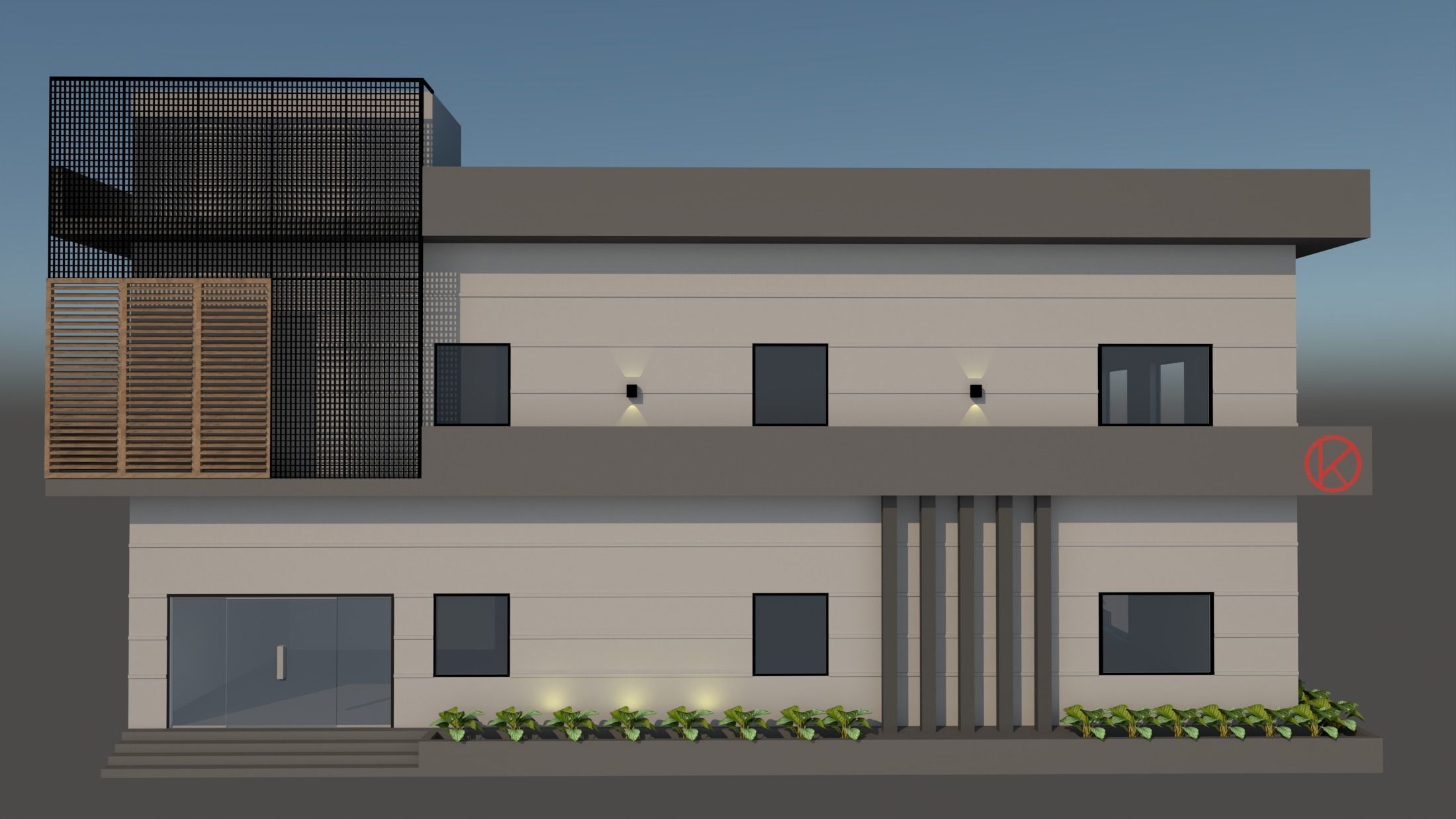 FACADE leaf Low-poly 3D model_1