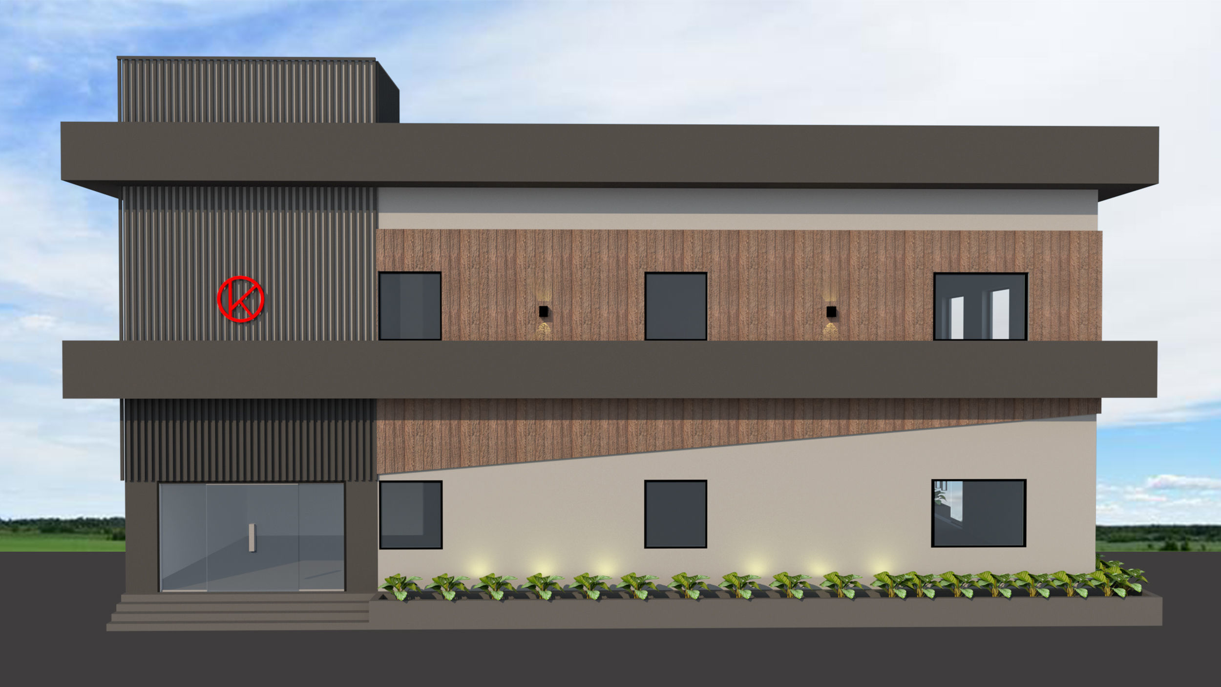 FACADE leaf Low-poly 3D model_2