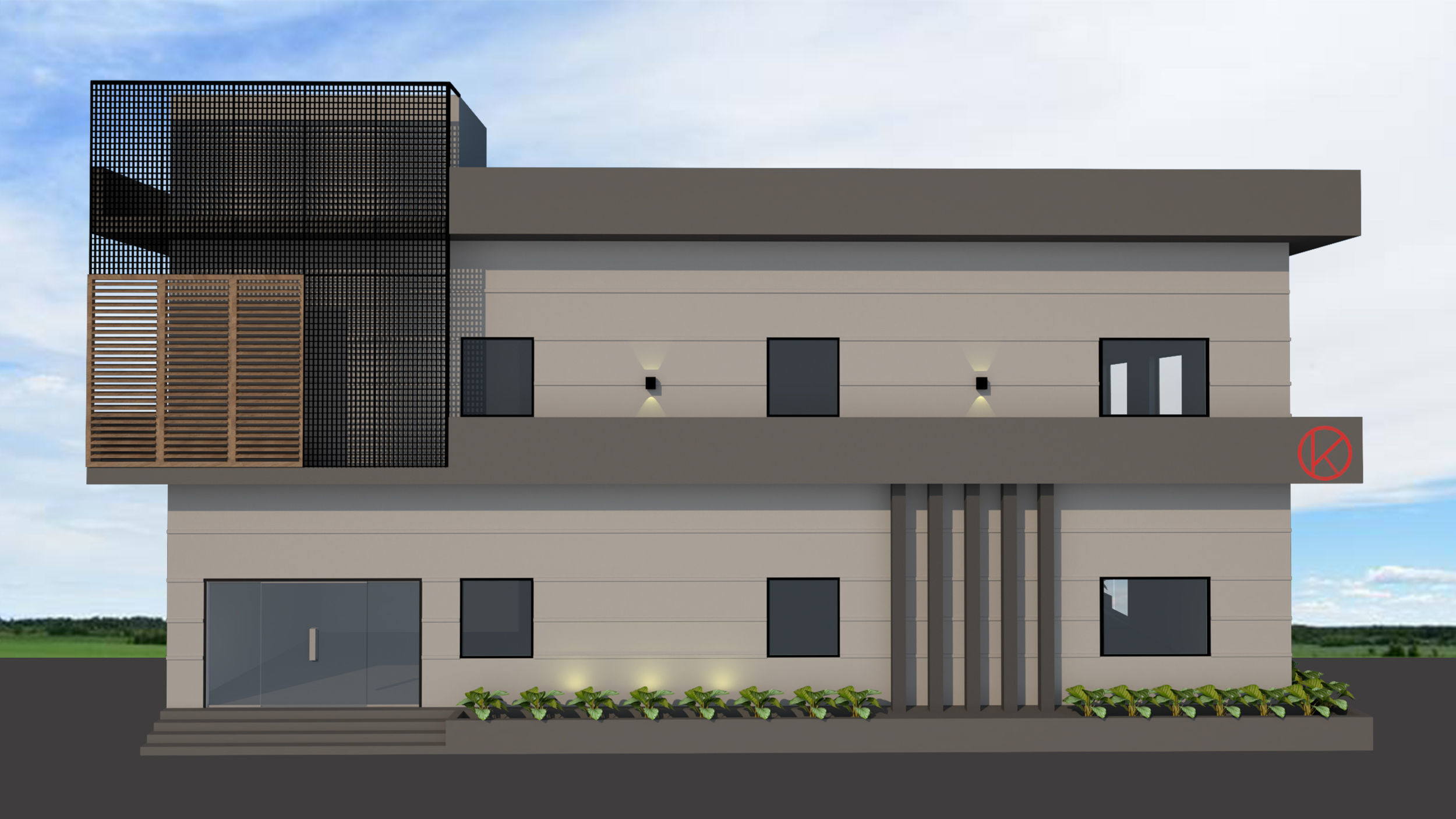 FACADE leaf Low-poly 3D model_3