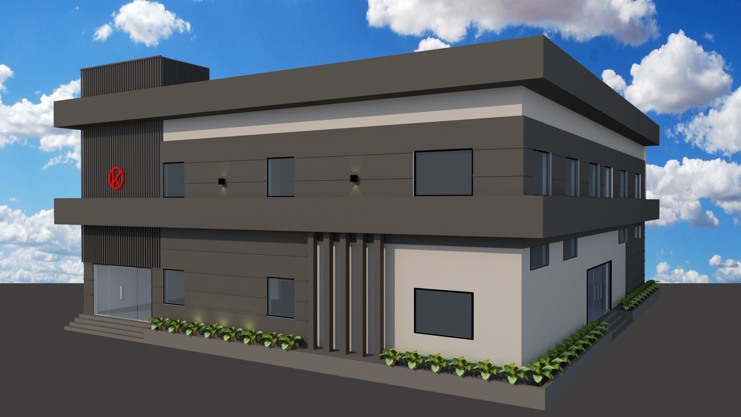 FACADE leaf Low-poly 3D model_5