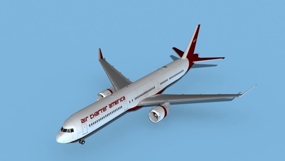 Boeing 767-400 Air Charter America 3D model_10