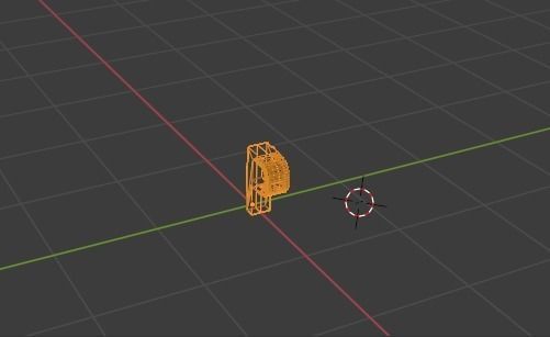 letter P Low-poly 3D model_4