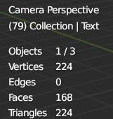 letter P Low-poly 3D model_1