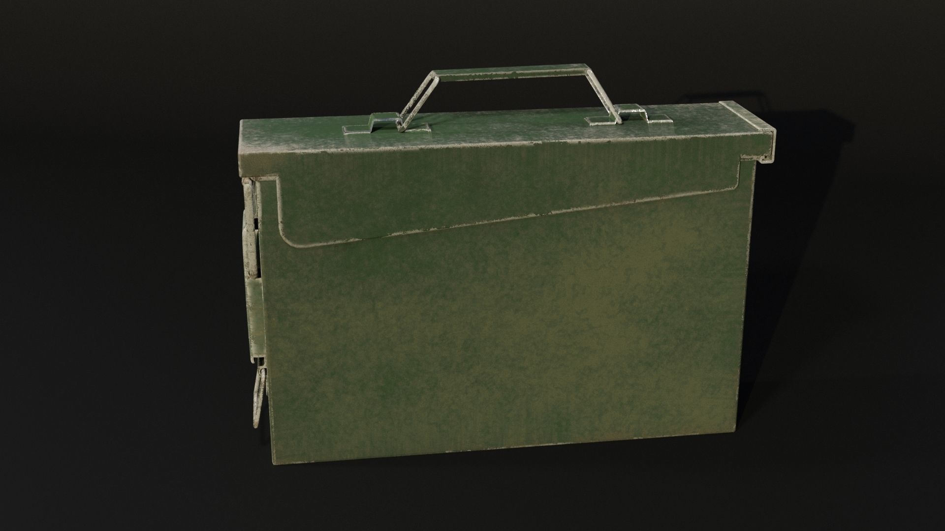 Ammo Box Low-poly 3D model_8