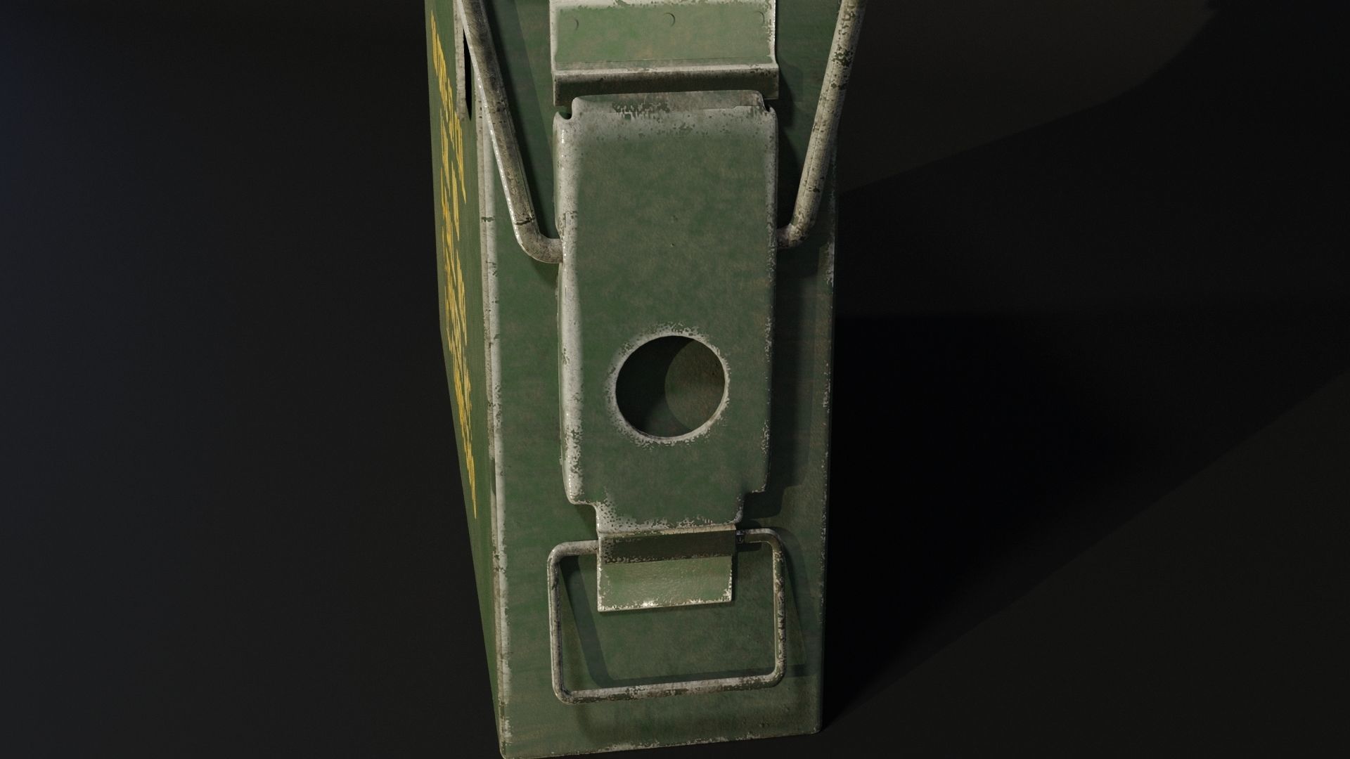 Ammo Box Low-poly 3D model_6