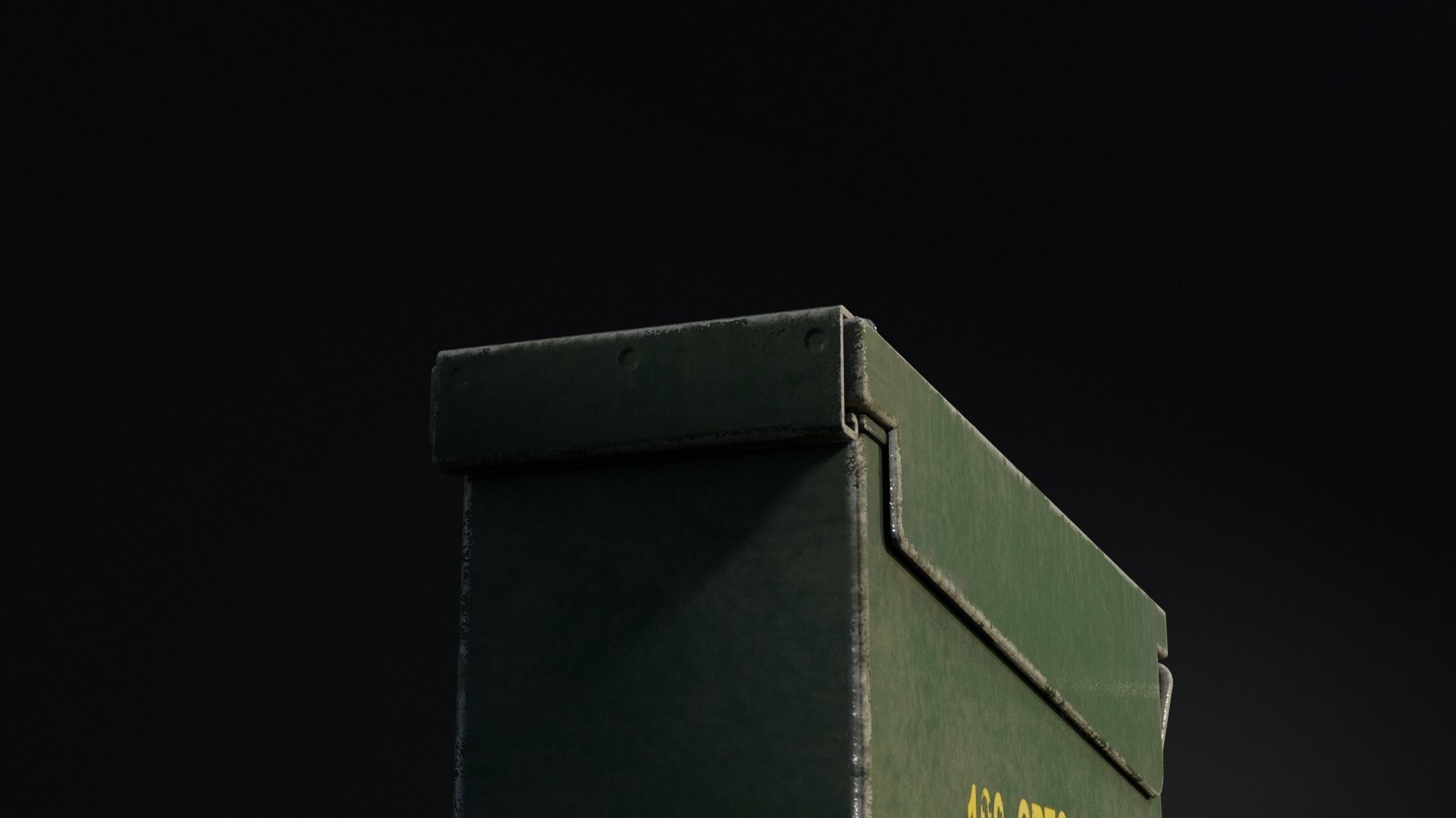 Ammo Box Low-poly 3D model_4