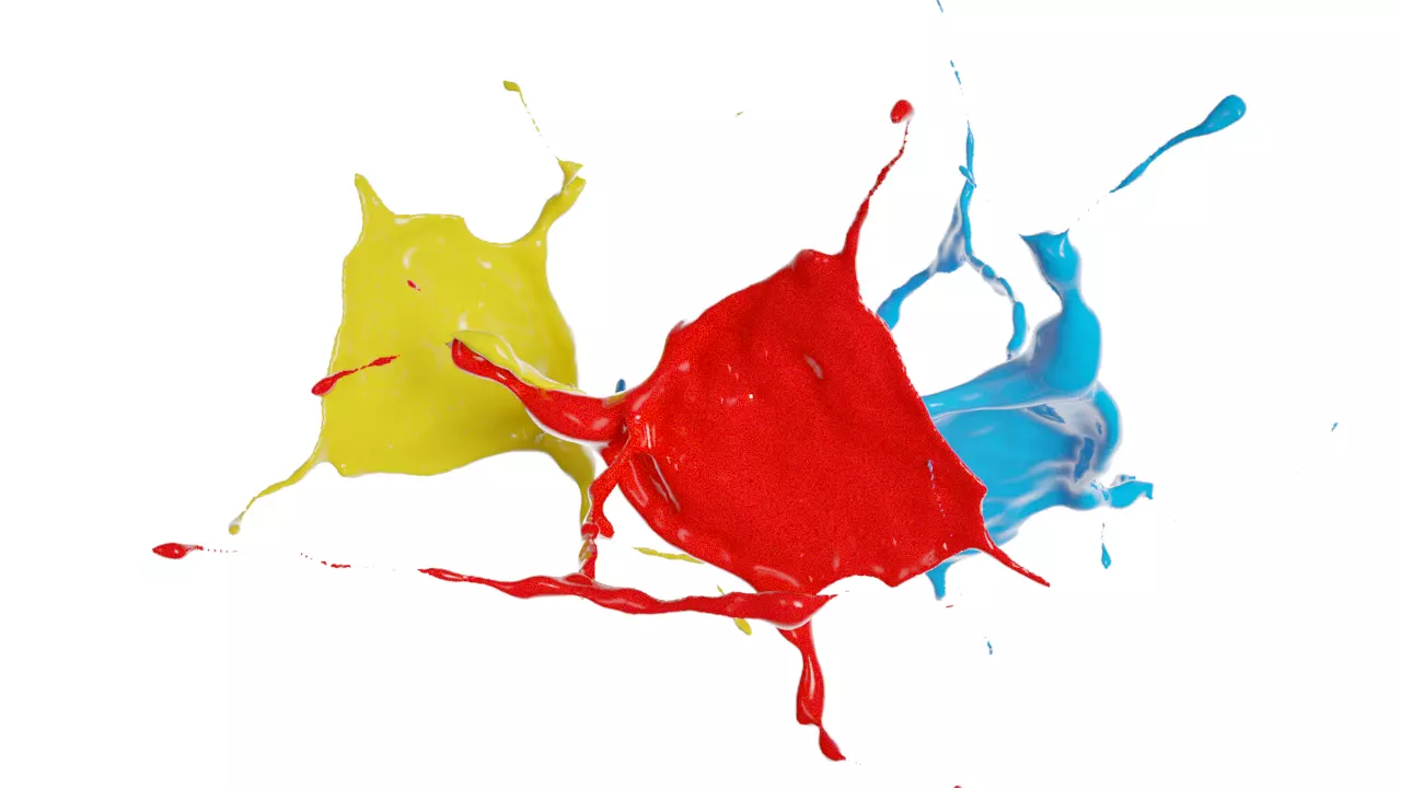 Ink Splash Animated 3D model