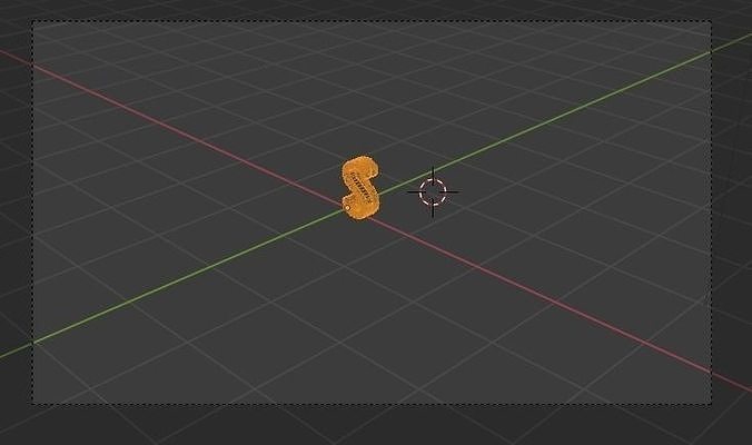 Letter S shoe 3D model