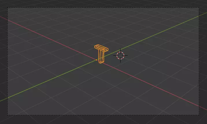 Letter T Low-poly 3D model_0