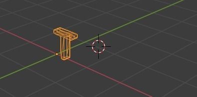 Letter T Low-poly 3D model_1