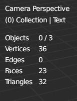 letter Y Low-poly 3D model_2